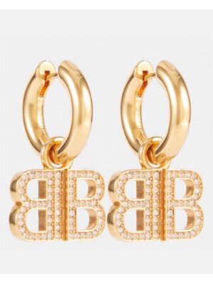 18K BB Pendant Earrings