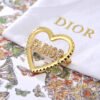 18K CD J'adore Crystals Brooch