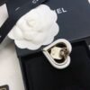 18K CC Heart Brooch