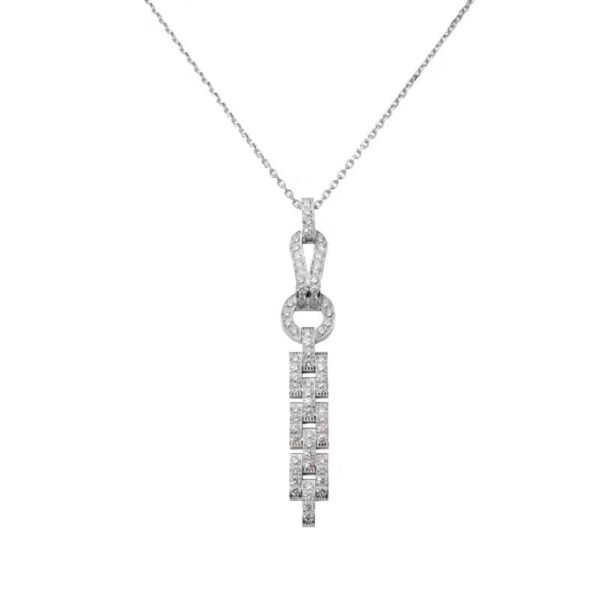 18K Agrafe Diamond Necklace