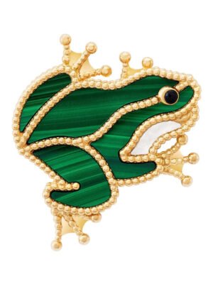 18K Lucky Animals Frog Clip Brooch