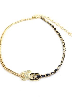 18K CC Black & White Necklace