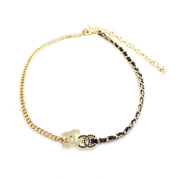 18K CC Black & White Necklace