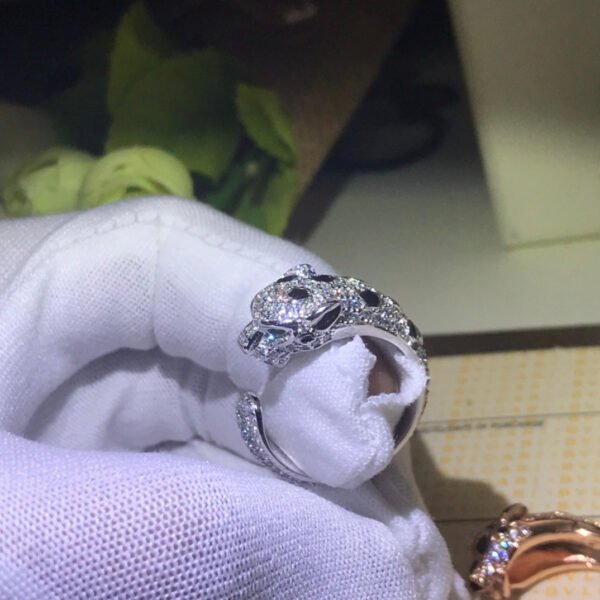 18K Panth¨¨re De Diamond Ring