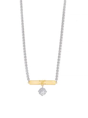 18K Triomphe Line Diamonds Necklace