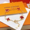 18K Louis Blossom Red Flower Bracelet