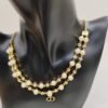 18K CD Long Pearl Chain Necklace