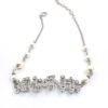 18K CC Crystals Necklace
