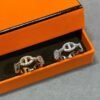 18K Chaine D'Ancre Enchainee Diamond H Ring