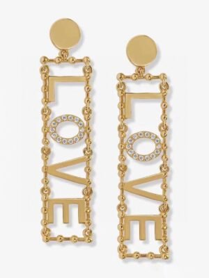 18K Triomphe LOVE Diamonds Earrings