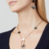 18K Magic Alhambra Three Pearls Motifs Earrings