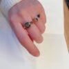 18K BV Malachite Ring
