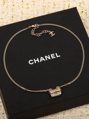 18K CC Bag Pendant Necklace