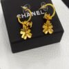 18K CC Flowers Earrings