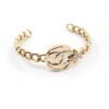 18K CC Open Bracelet