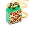 18K Anagram Pendant Necklace