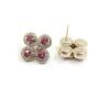 18K CC Pink Diamonds Earrings
