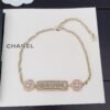 18K CC Resin Diamonds Necklace