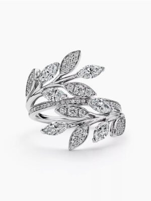 18K T Victoria Diamond Vine Bypass Ring