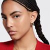 18K CD Black Pearls Earrings