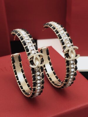 18K CC Strass Earrings