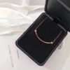 18K T Medium Diamond Pendant Necklace