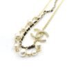 18K CC Pearls Strass Choker Necklace