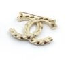 18K CC Diamonds Brooch