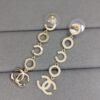 18K CC Pearl Pendant Earrings