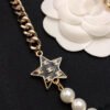 18K CC Star Pearls Necklace