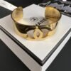 18K CC Gold Cuff Bracelet