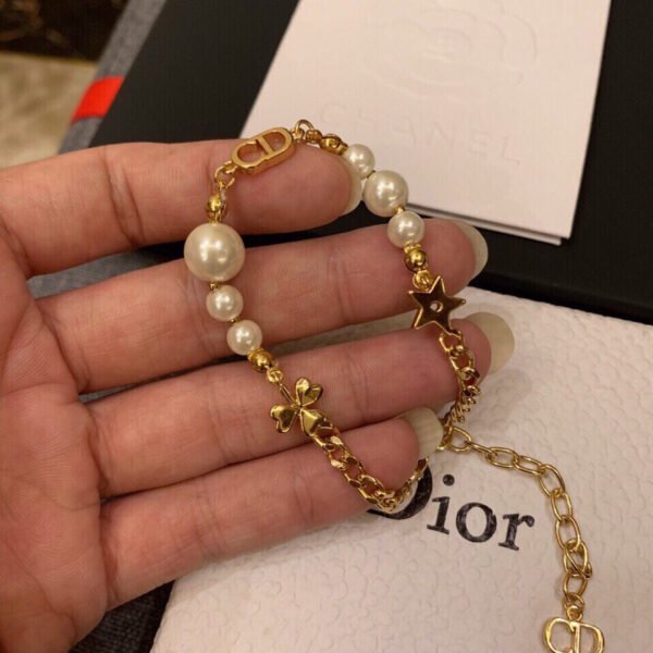 18K Petie CD Pearls Bracelet