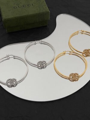 18K Double G Running Diamond Bracelet