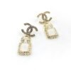 18K CC Perfume Bottle Earrings