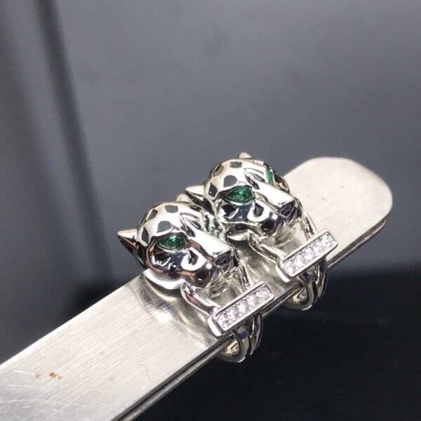 18K Panth¨¨re De Earrings