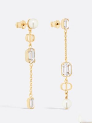 18K CD Tribales Crystal Earrings