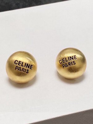 18K CE Round Earrings