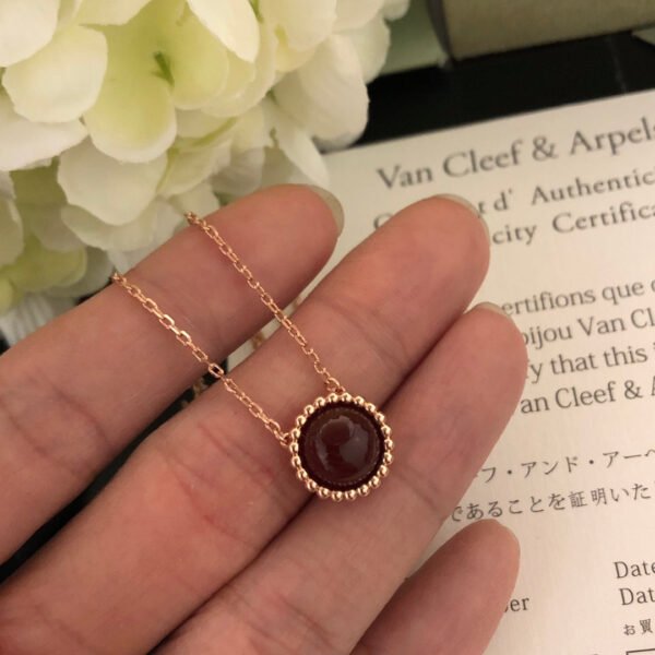 18K Perl¨¦e couleurs Carnelian Necklace