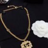 18K Double G Pearl Double G Necklace
