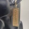 18K CC Typo Drop Earrings