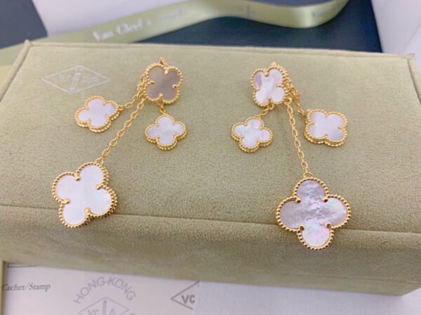 18K Magic Alhambra Four Motifs Earrings
