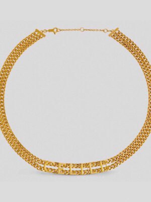 18K Triomphe Script Choker Necklace