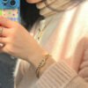 18K CC Open Cuff Bracelet