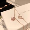18K Vintage Alhambra Pink Necklace