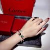 18K Malachite Pearl & Diamond Open Bracelet