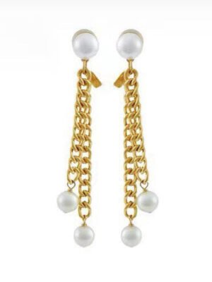 18K Triomphe Long Earrings