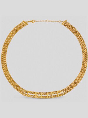 18K Triomphe Gourmette Necklace