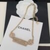 18K CC Resin Diamonds Necklace