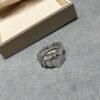 18K BV Serpenti Viper Head Diamond Ring