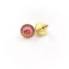 18K CC Pink Crystal Earrings